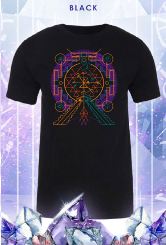Aztec light code crew neck T-Shirt