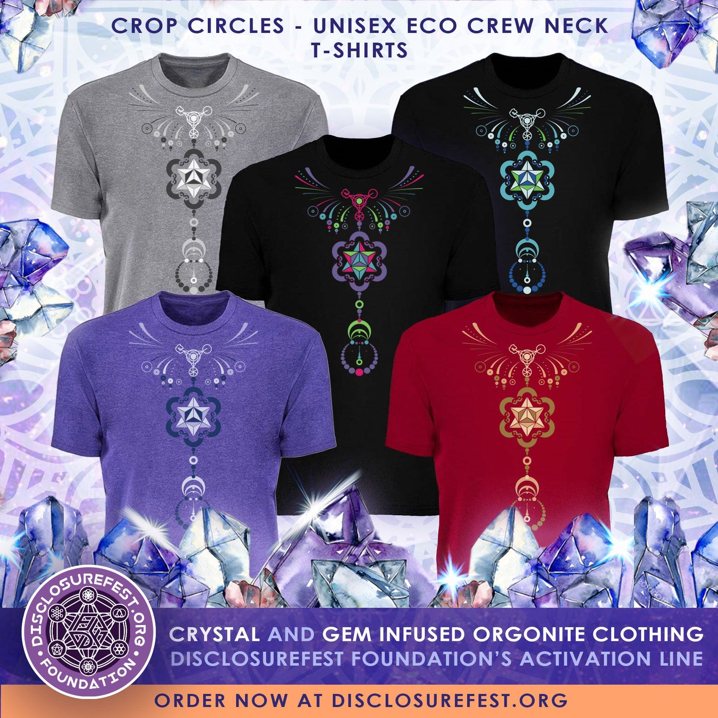 Crop Circle crew-neck t-shirt
